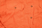 Vintage 1990s Blank Orange Button Up Shirt