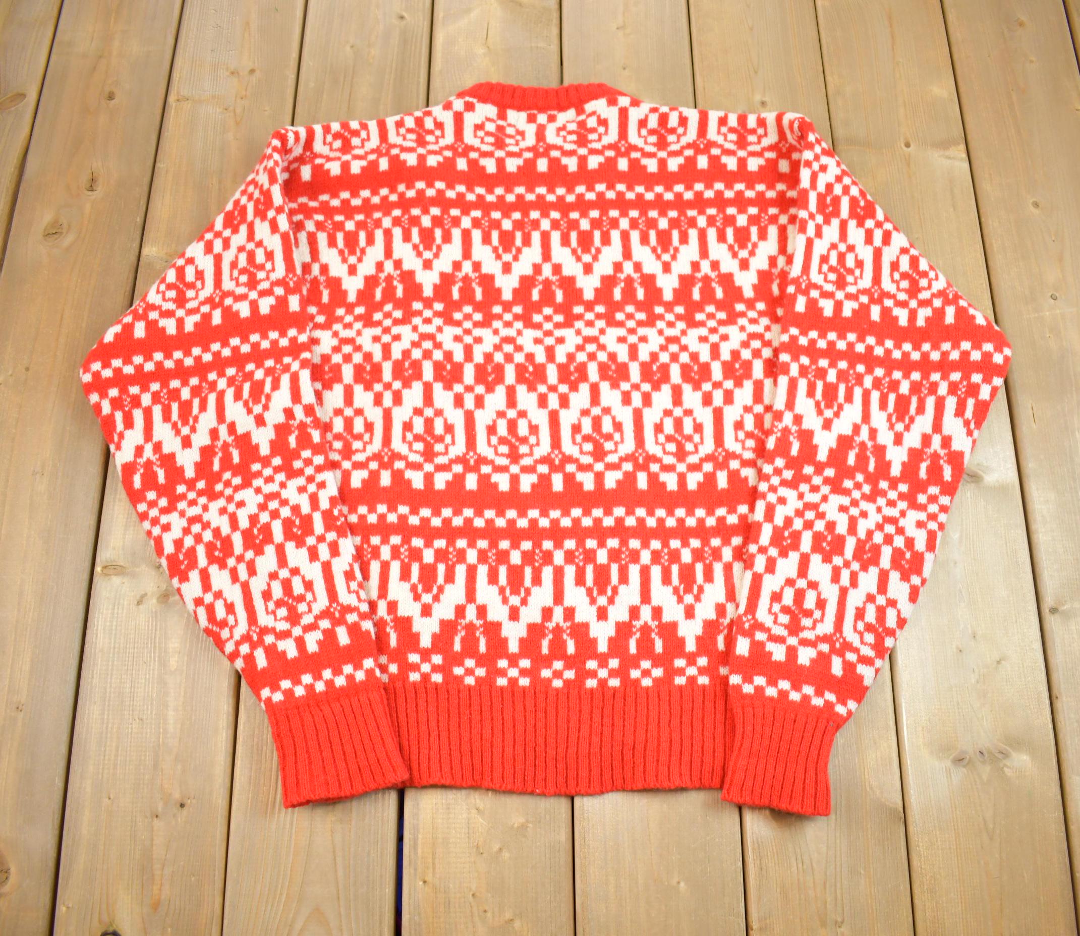 Vintage 1980s John Ashford Knit Crewneck Sweater