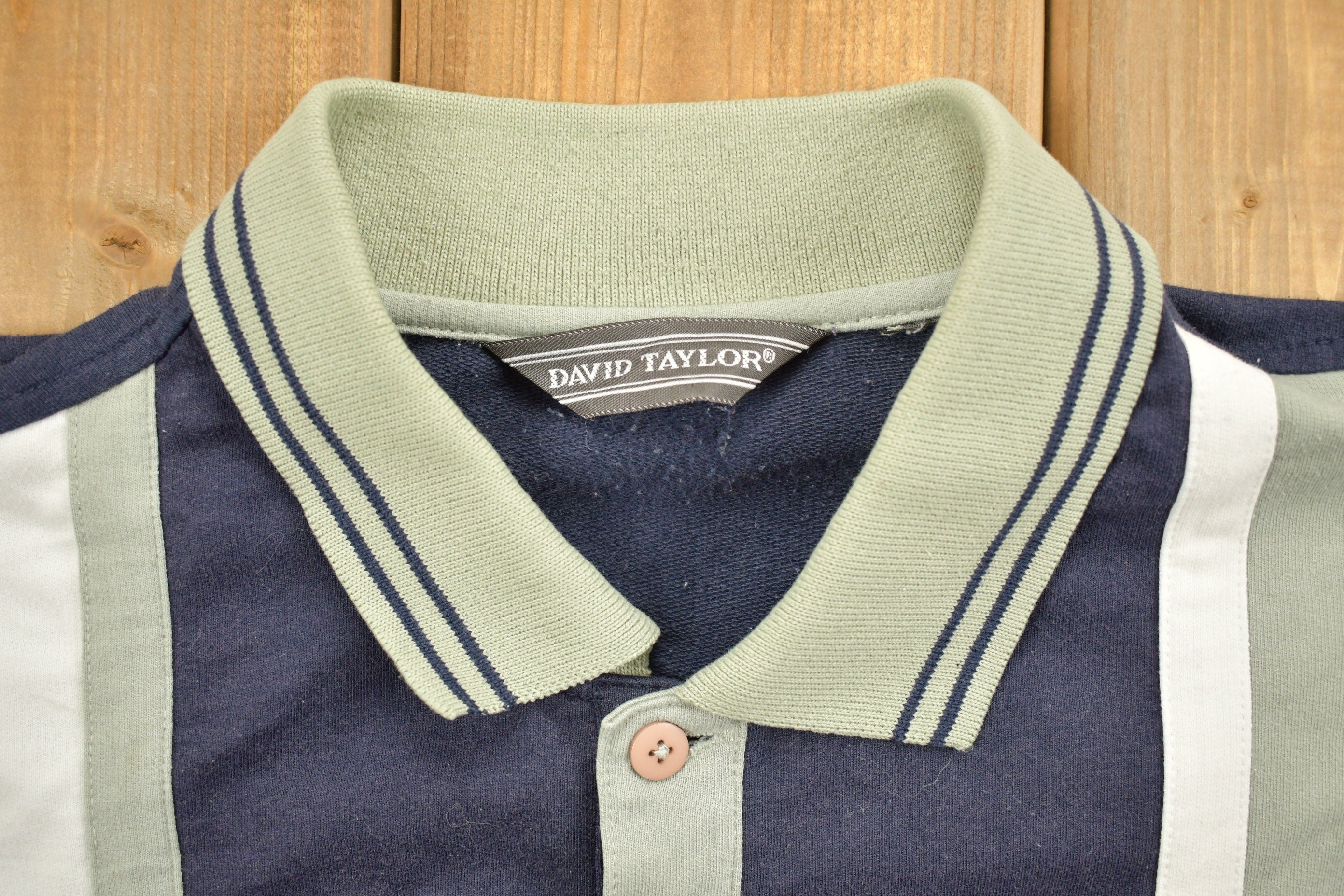 Vintage 1990s David Taylor Quarter Button Up Shirt