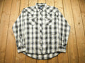 Vintage Wrangler Western Wear Plaid Button Up Shirt