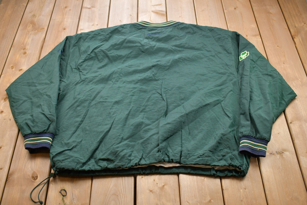 Vintage 1990s Champion Notre Dame Graphic Windbreaker Jacket