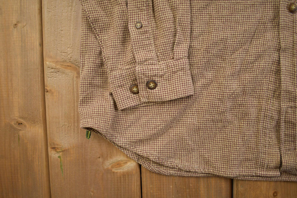 Vintage 1990s The Territory Ahead Plaid Flannel Button Up Shirt - XL