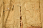 Vintage 1990s Outback Red Suede Leather Jacket