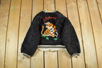 Vintage 1980s Sukajan USA Japan Souvinir Bomber Jacket Toddler-Youth XS