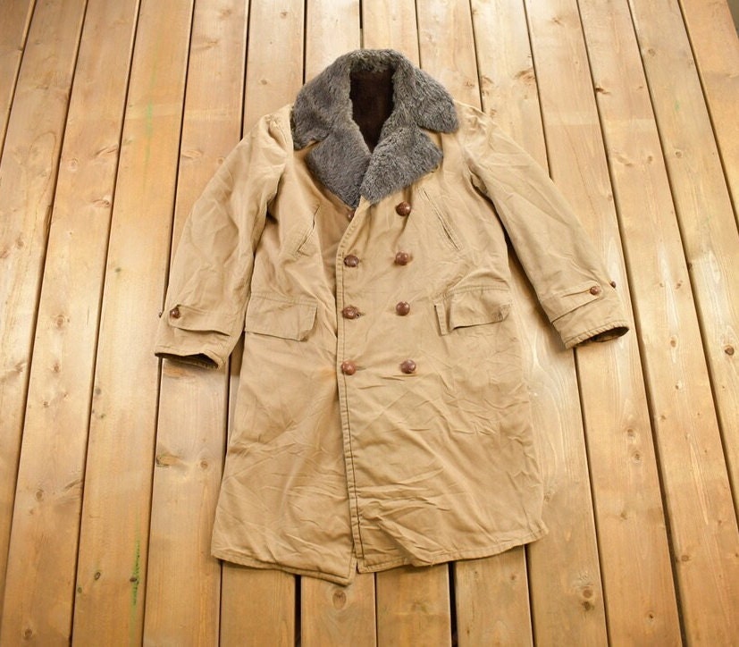 Vintage 1970s Albert Richard Fur Lined Coat