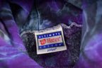 Vintage 1990s Hanes Purple tie Dye Graphic Hoodie