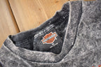 Vintage 1990s Harley Davidson Burlington Vermont Single Stitch Stone Wash Graphic T-Shirt Made In USA
