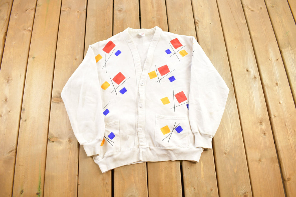 Vintage 1990s Jerzees Cardigan Sweater