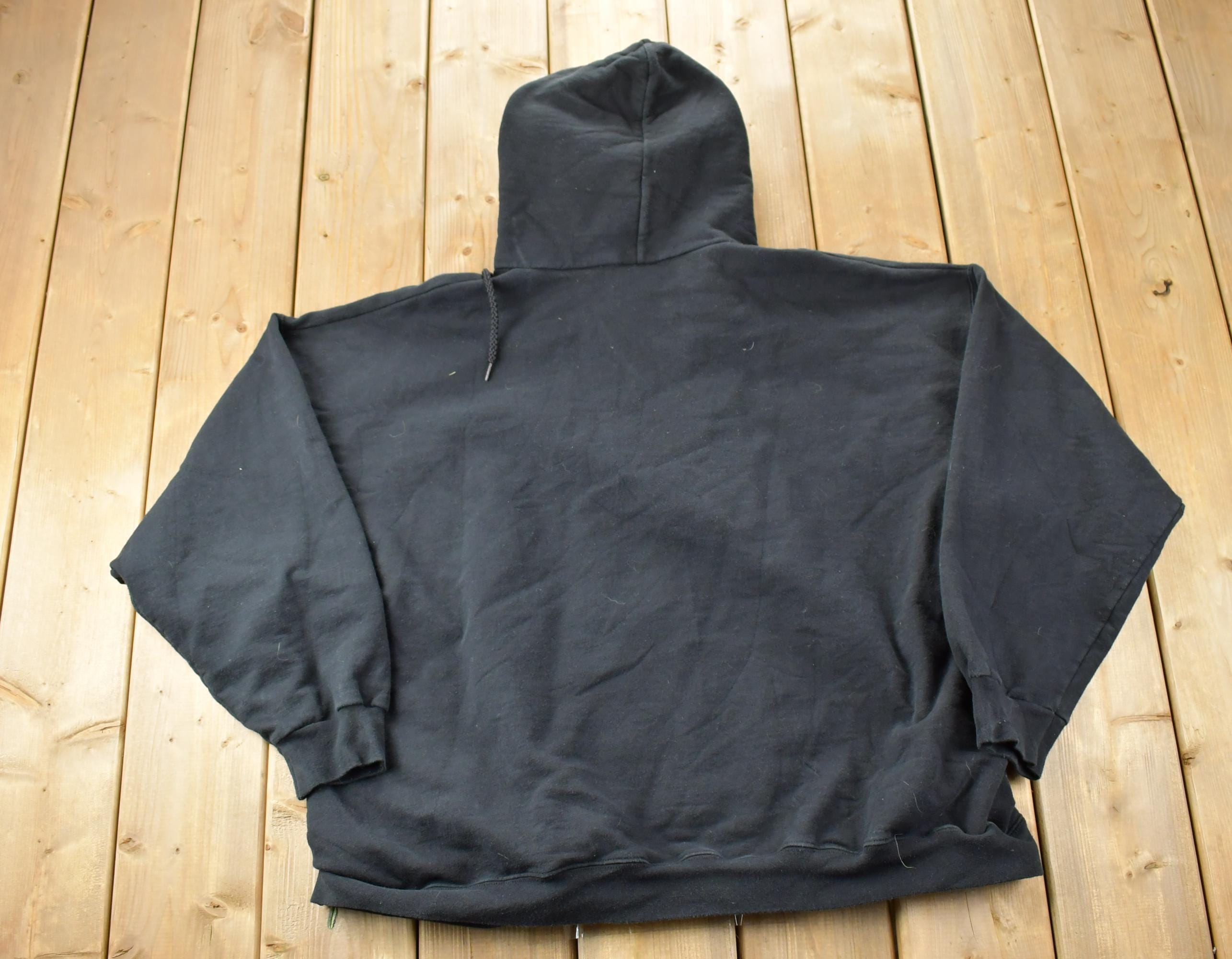 Vintage 1990s Hanes Zip Up Blank Hoodie