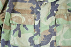 Vintage 1980s Airborne Military Button Up Shirt Mens L