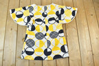 Vintage 1960s Polka Dot Pattern Button Up Shirt