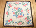 Vintage 1980s Sunkyung Sa Japanese Floral Scarf