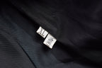 Vintage 1970s Black Leather Vest /