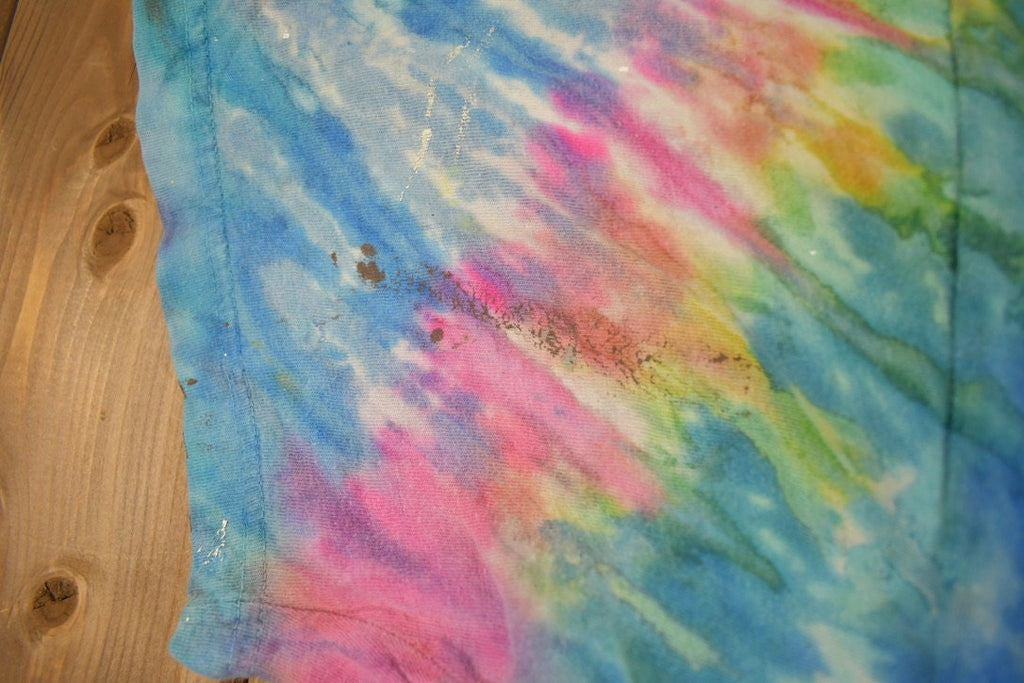 Vintage 1990s Tie Dye Graphic T Shirt
