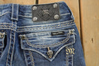 Vintage Y2K Miss Me Bedazzled Low Rise Jeans Women's Size 26x31