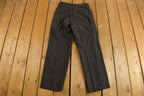Vintage 1980s Levi's Pleated Plaid Pants Size 29 x 28