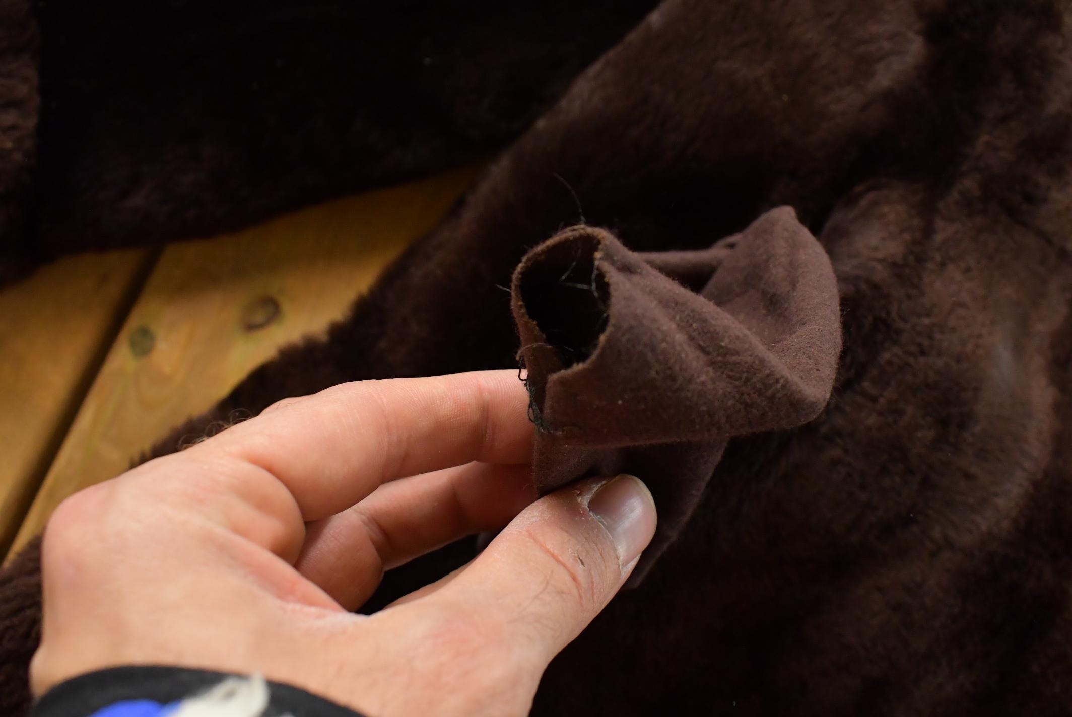 Vintage 1960s Mouton Fur Coat Adult M