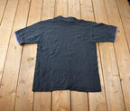 Vintage 1990s Lightning Bolt Blank T Shirt Made In USA Size L