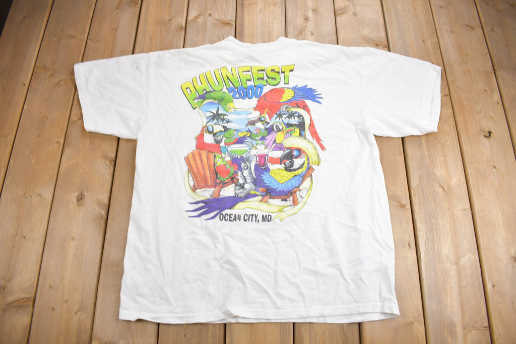 Vintage 2000 Phunfest Ocean City MD Souvenir T Shirt
