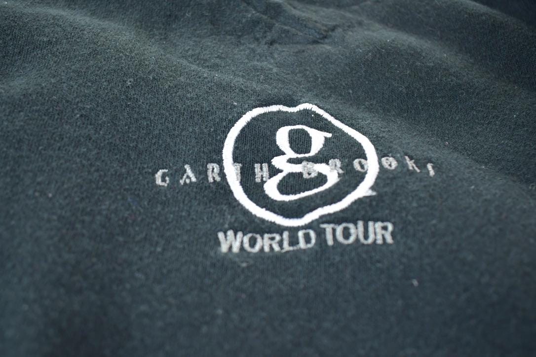 Vintage 1990s Garth Brooks World Tour Crewneck Sweatshirt