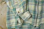 Vintage 1990s Basic Editions Plaid Flannel Button Up Shirt / 1990s Button Up / Vintage Flannel / Plaid Shirt / Button Down