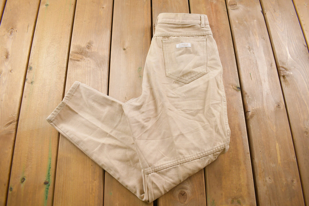 Vintage 1990's Gitano Beige Pants 30 x 26