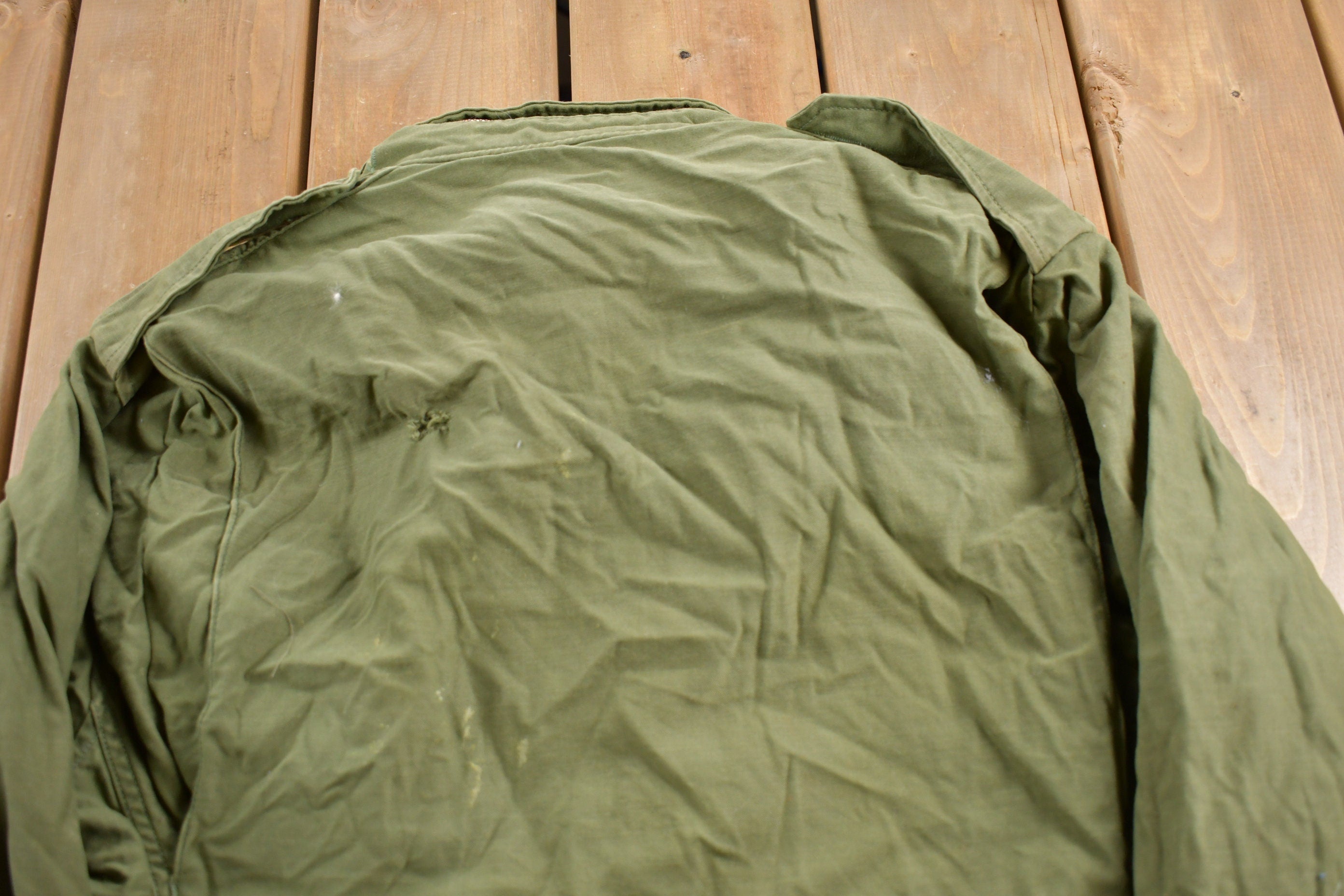 Vintage 1980s Military Field Jacket