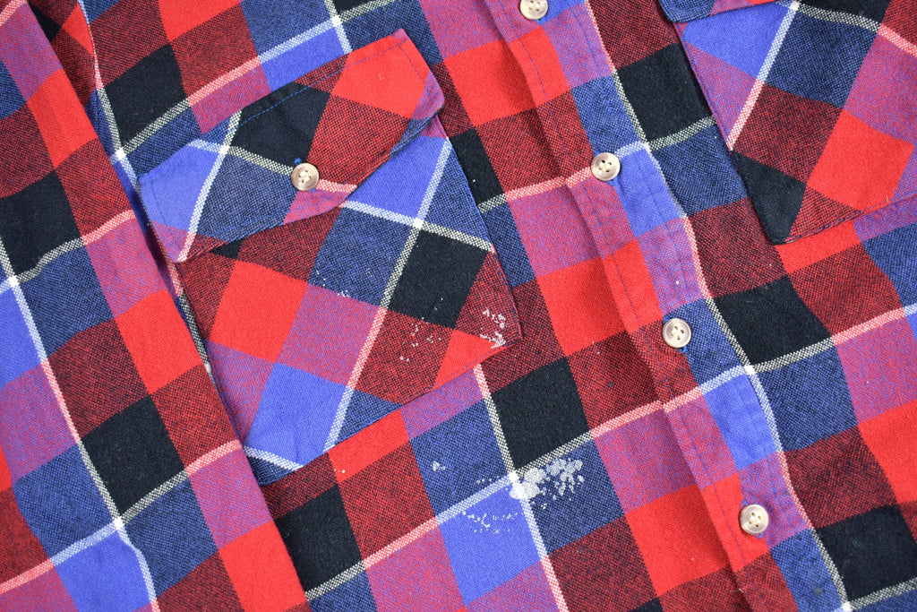 Vintage 1980s Back Packer Plaid Button Up Shirt
