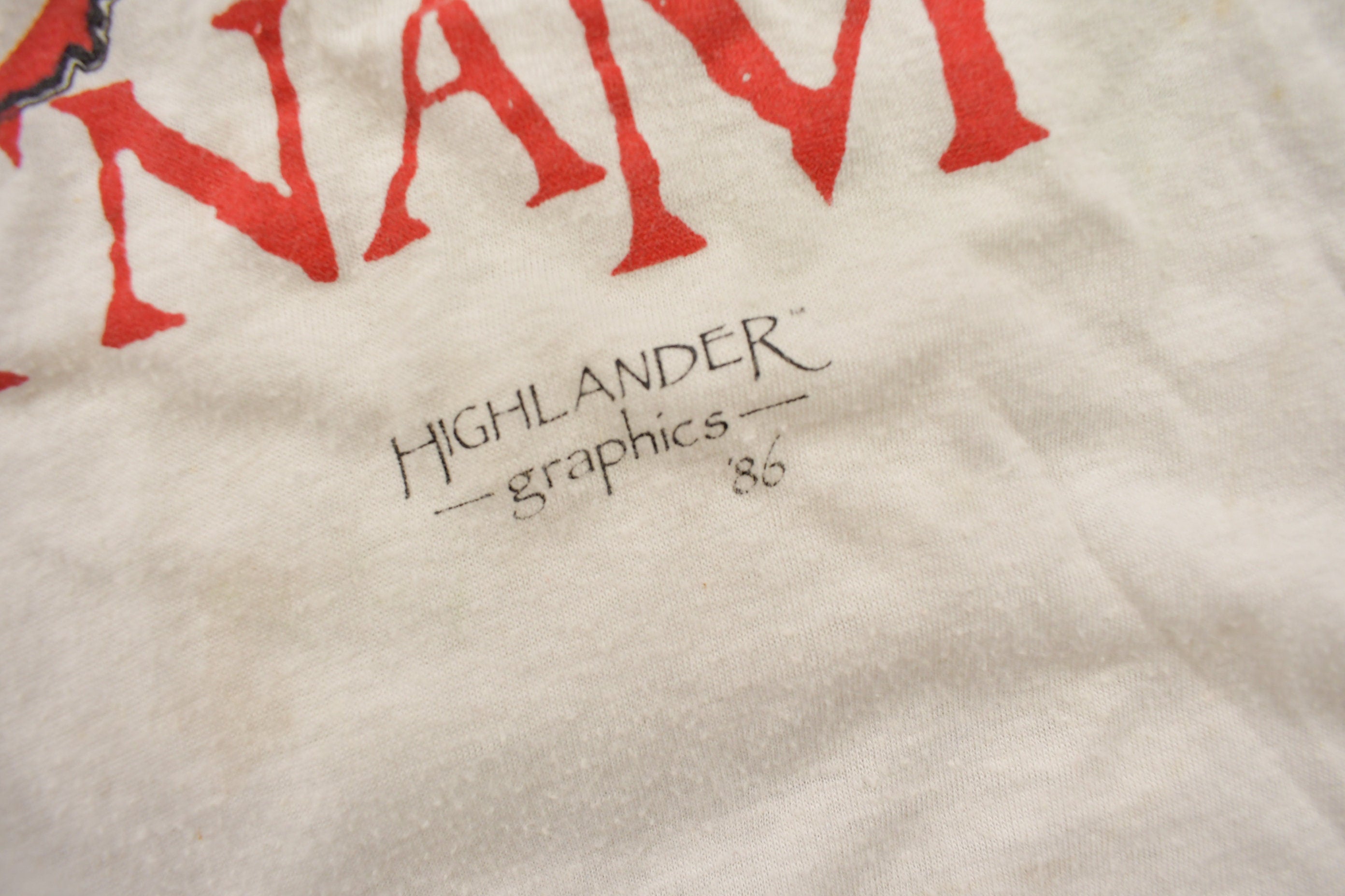 Vintage 1986 Vietnam Rememberance Graphic T Shirt