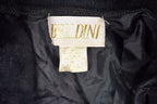 Vintage 1990s Belldini Women's Angora Fur Button Up Top