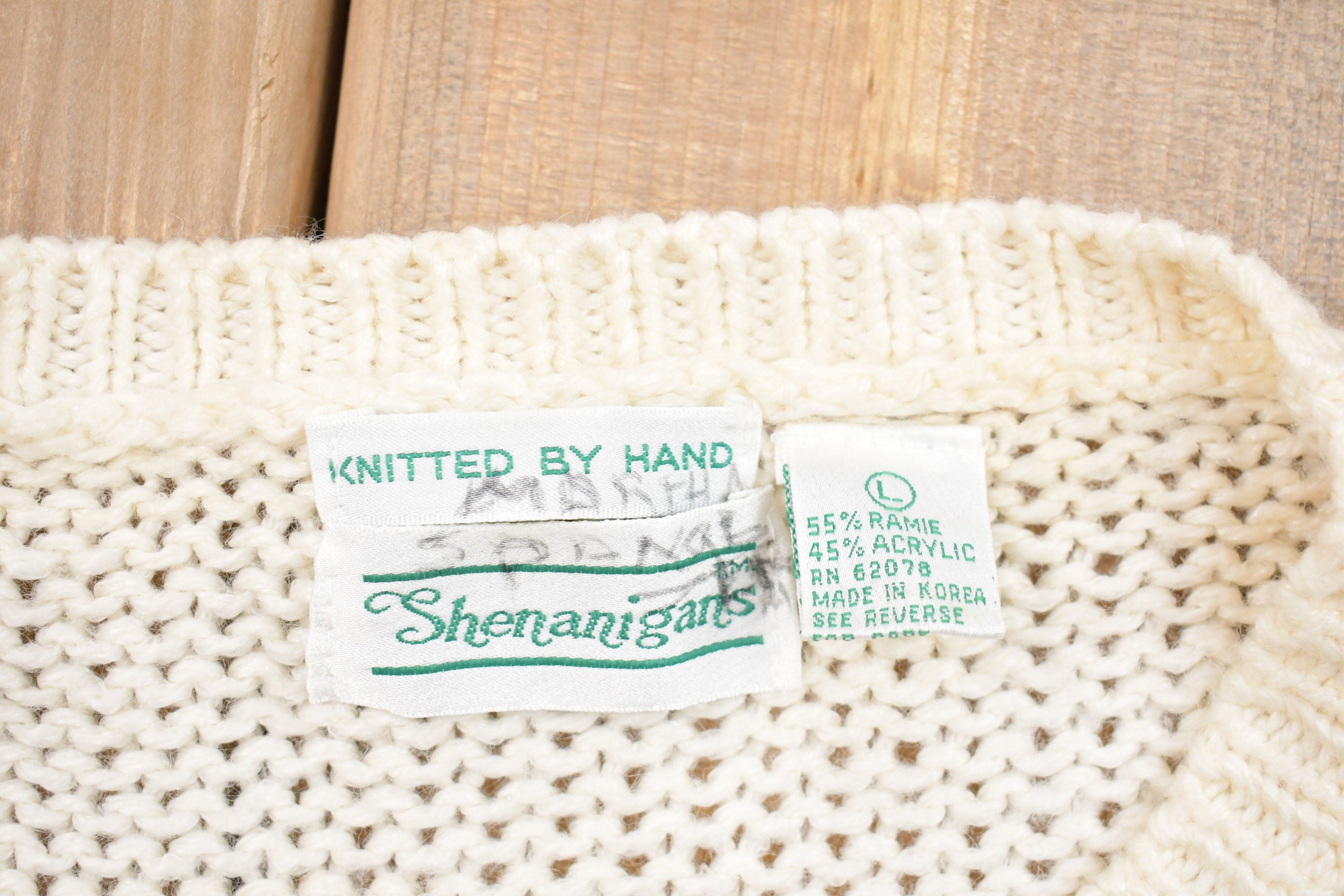 Vintage 1990s Shenanigans Knitted Sweater