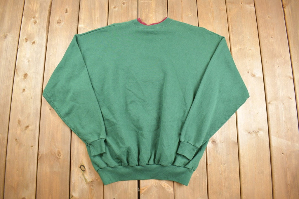 Vintage 1990s Cute Teddy Bear and Bunny Crewneck Sweater