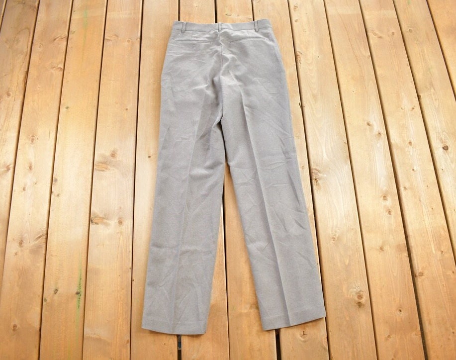 Vintage 1980s Reed St. James Grey Trousers Size