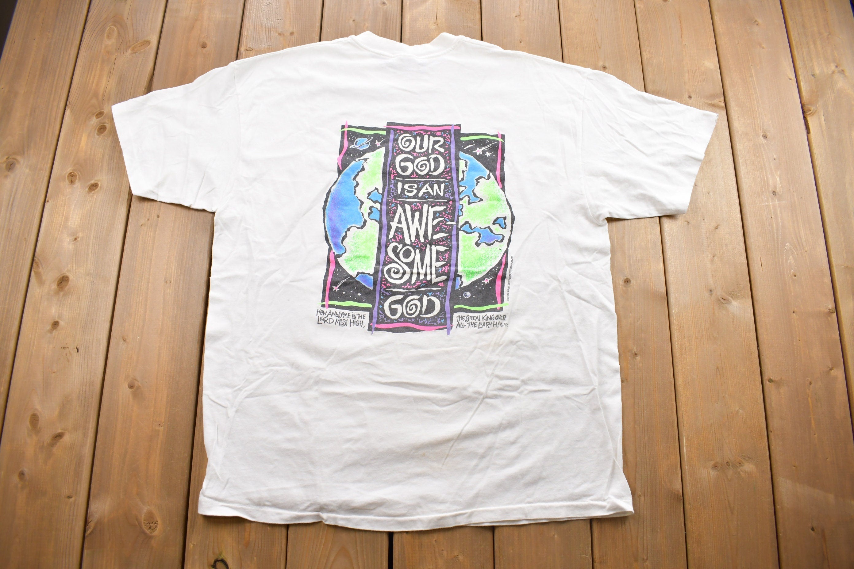 Vintage 1990 Living Epistles Graphic T Shirt