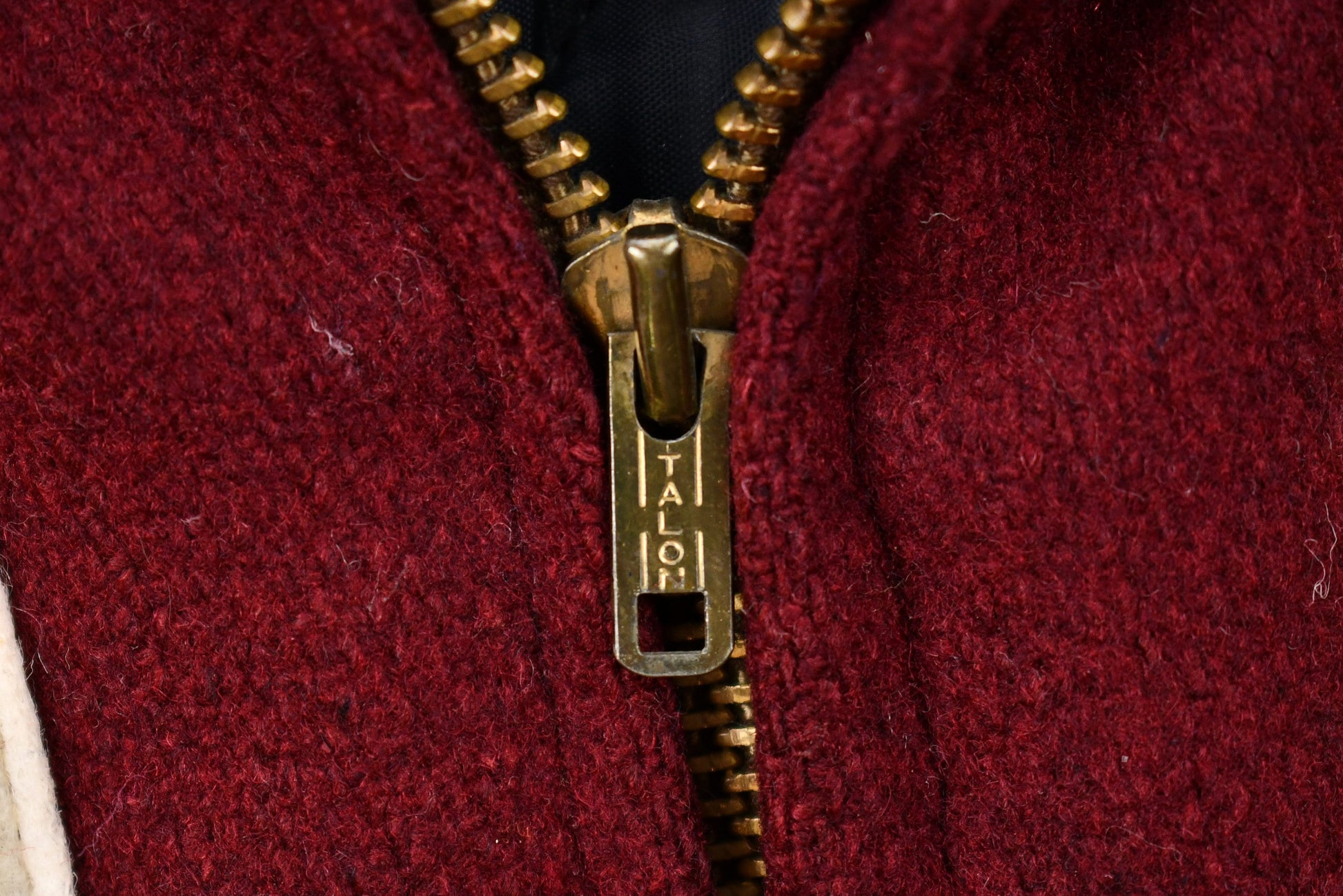 Vintage 1950s Distressed Benet Academy Letterman Varsity Jacket , True Vintage , John , Logan Knitting Mills , Made in USA , Bomber