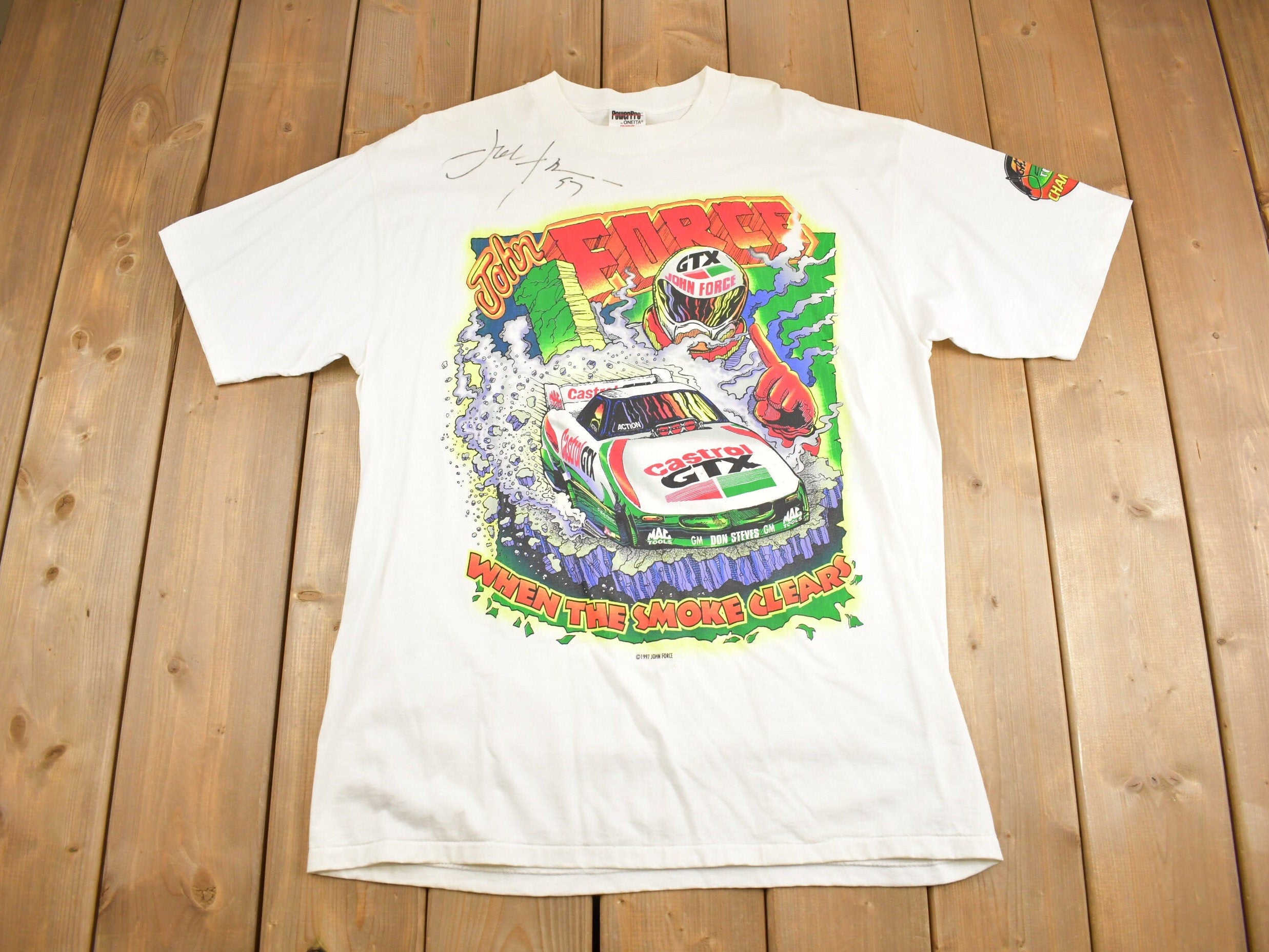 Vintage 1997 John Force Racing T-Shirt