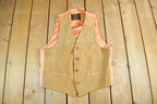 Vintage 1970s Genuine Leather Garments Leather Vest Men's S-M