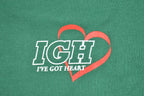 Vintage 1990s I Got Heart Team Graphic Crewneck Sweatshirt