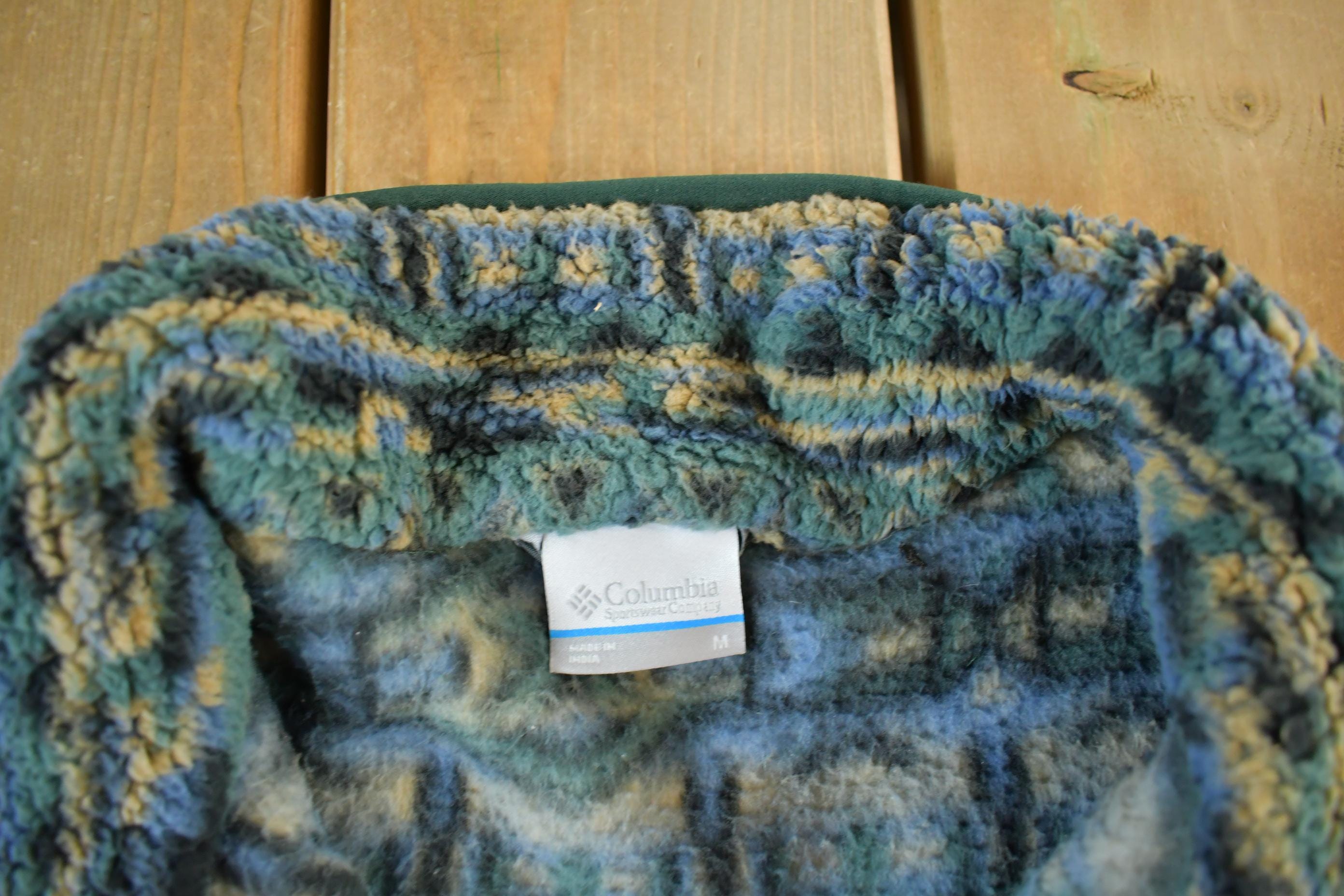 Vintage 2000s Columbia Fleece T Snap Sweater Womens Medium