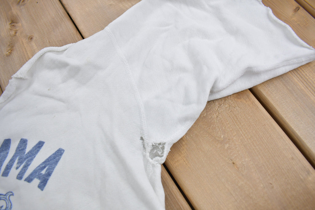 Vintage 1950s PSI Gamma Thrashed Collegiate Crewneck