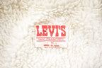 Vintage 1980s Levi's Sherpa Jacket Light Wash Denim