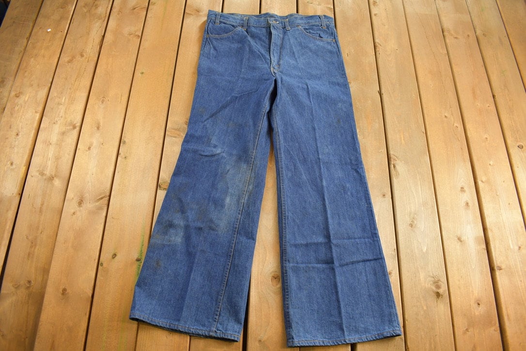 Vintage 1990s Levi's Orange Tab Jeans Size 36 x 31.5