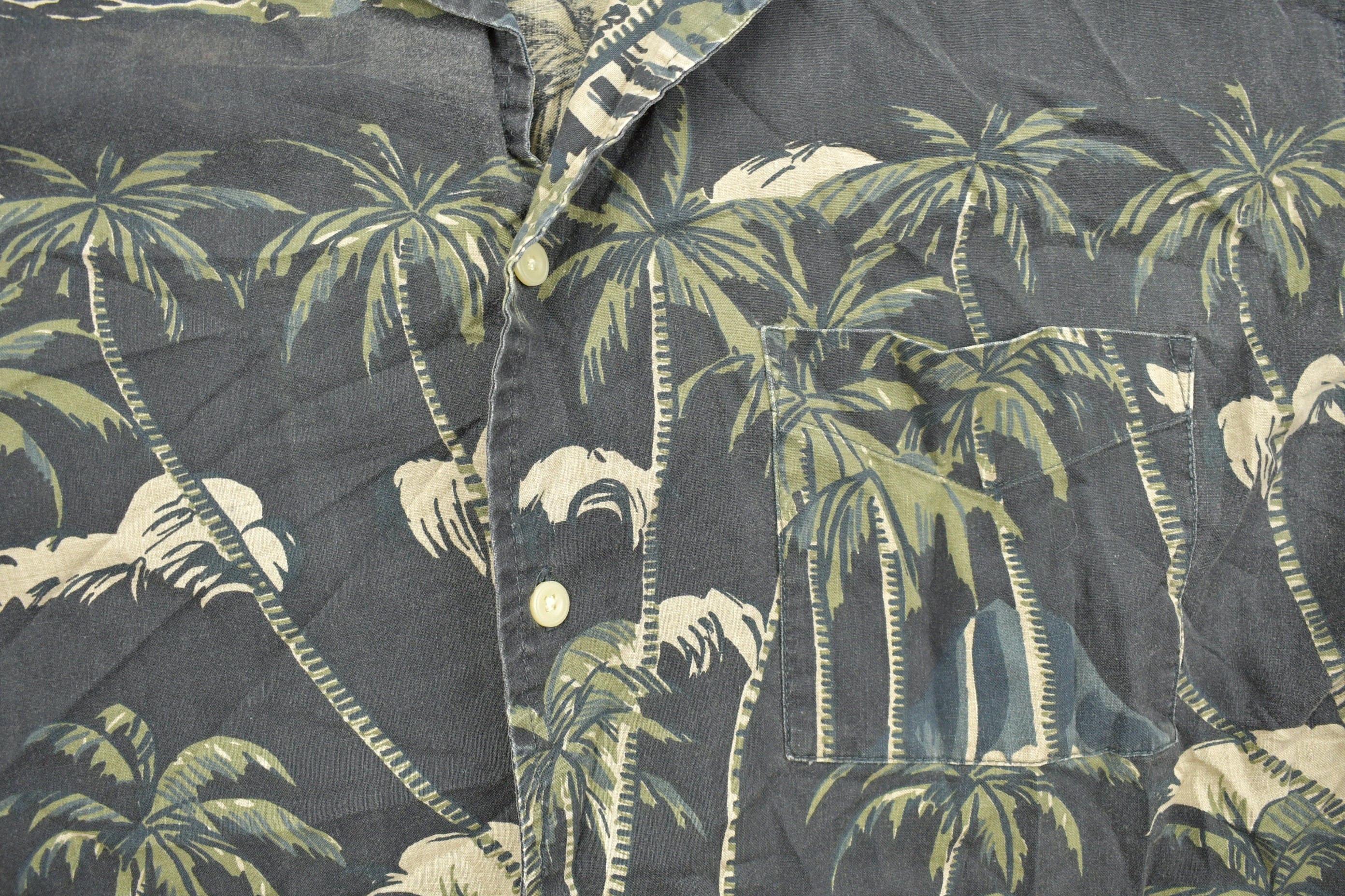 Vintage 1980s No Boundaries Hawaiian Button Up Shirt