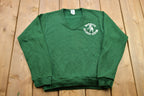Vintage 1990s Marinette Catholic Central Michigan Knit Uniform Sweatshirt