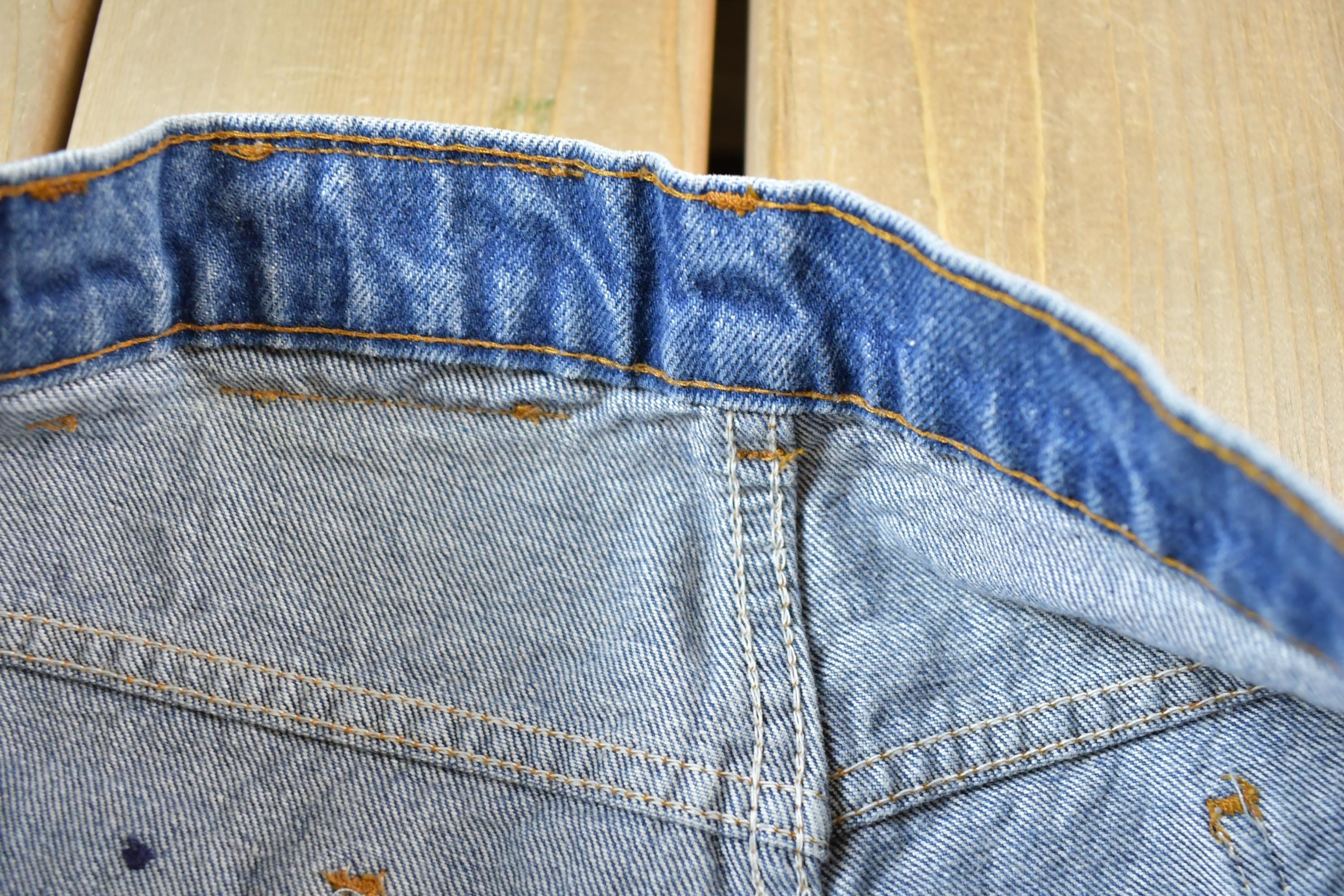 Vintage 1990s Levi Strauss Orange Tab Denim Jeans Size 36 x 32