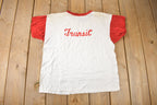 Vintage 1990s Chain Stitched Transit T Shirt Made In USA Size Medium