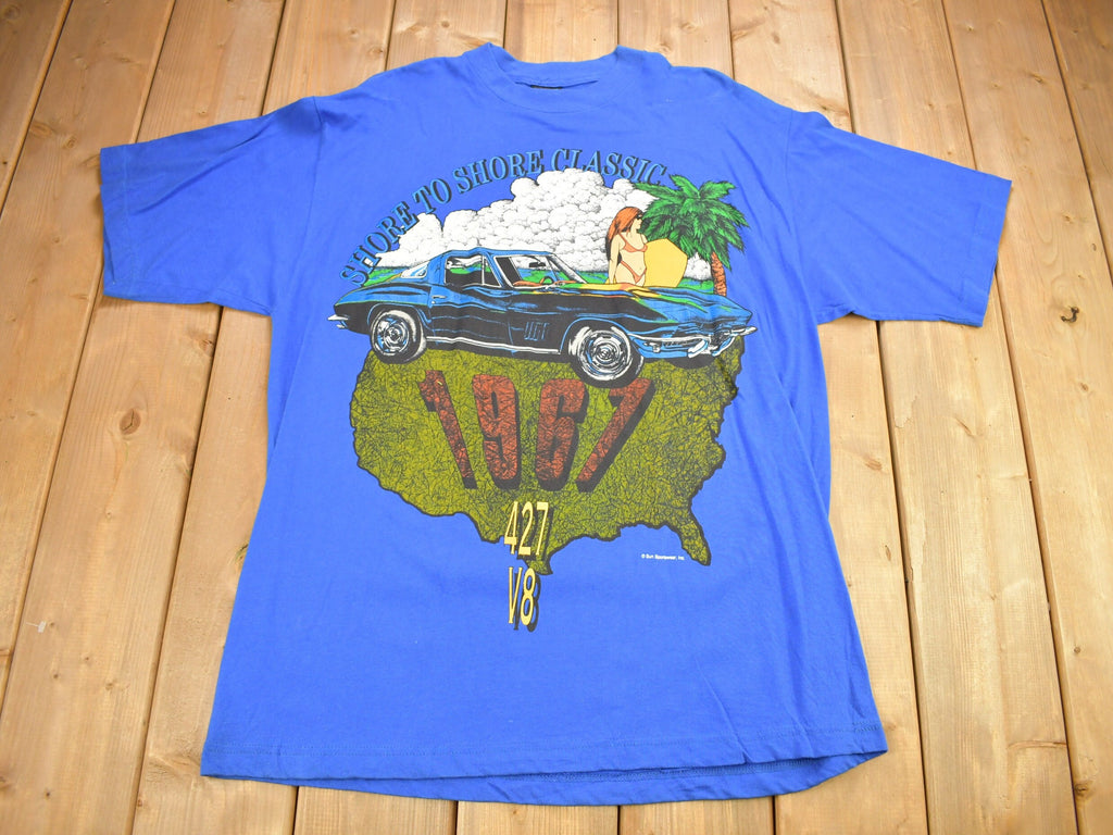 Vintage 1990s Shore To Shore Classics 427 V8 Graphic T Shirt