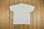 True Vintage 1970s Sears Simple V Neck T Shirt