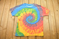 Vintage 1990s All Over Print Tie Dye Spiral T-Shirt