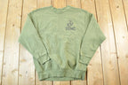 Vintage 1980s Military Crewneck Sweater Mens M